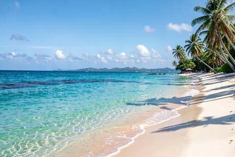 AI generated beach scenes example