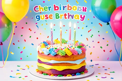 AI generated birthday cards example