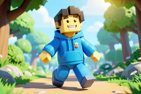 AI generated blocky game avatars example