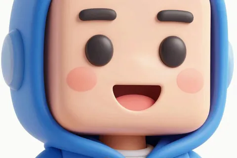 AI generated blocky game avatars example
