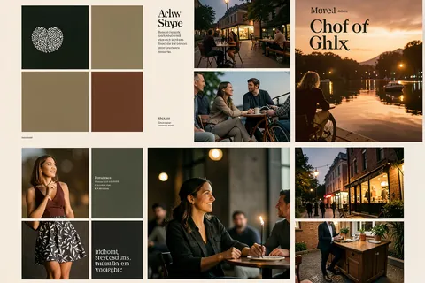 AI generated brand moodboards example