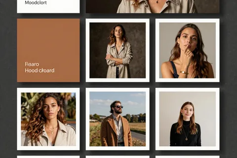 AI generated brand moodboards example