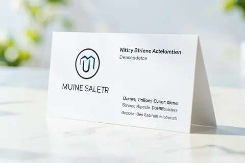 AI generated business cards example