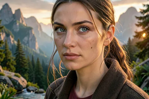 AI generated character portraits example