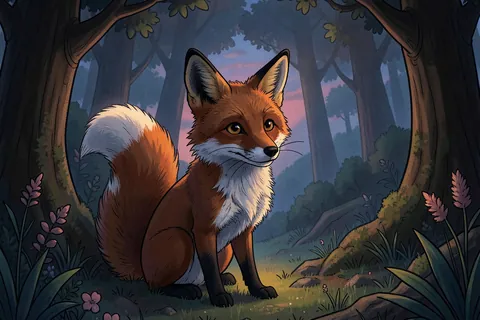 AI generated children’s book art example