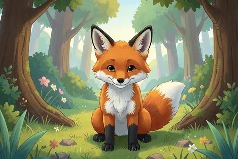 AI generated children’s book art example