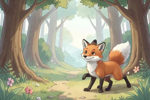 AI generated children’s book art example