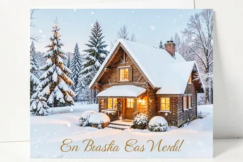 AI generated christmas cards example
