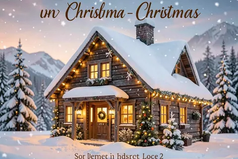 AI generated christmas cards example