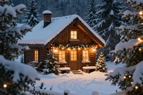 AI generated christmas cards example