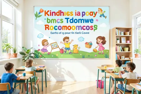 AI generated classroom posters example