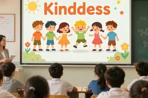 AI generated classroom posters example
