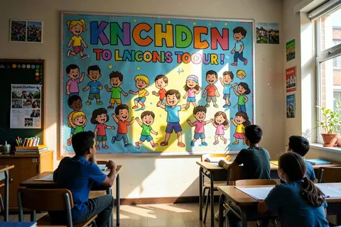 AI generated classroom posters example