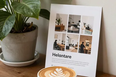 AI generated coffee shop scenes example