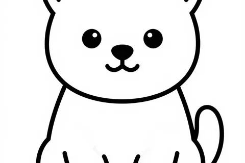 AI generated colouring pages example