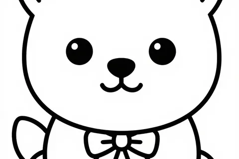 AI generated colouring pages example
