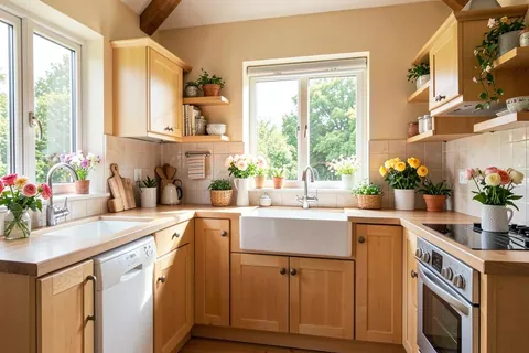 AI generated cosy cottage scenes example