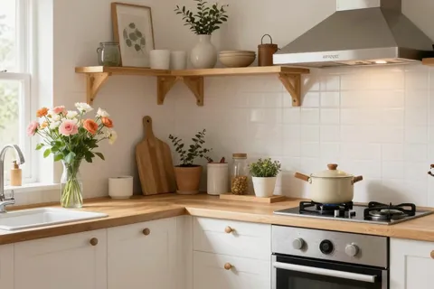 AI generated cosy cottage scenes example
