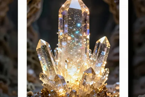 AI generated crystal art example