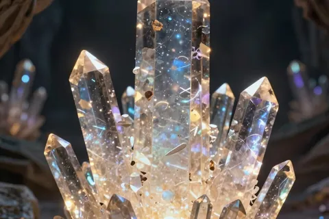 AI generated crystal art example