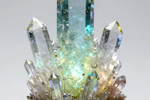AI generated crystal art example
