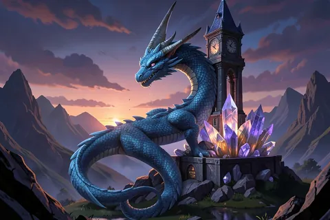 AI generated dragon art example