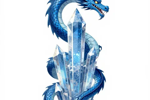 AI generated dragon art example