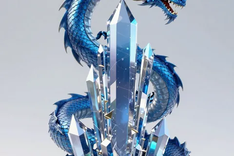 AI generated dragon art example