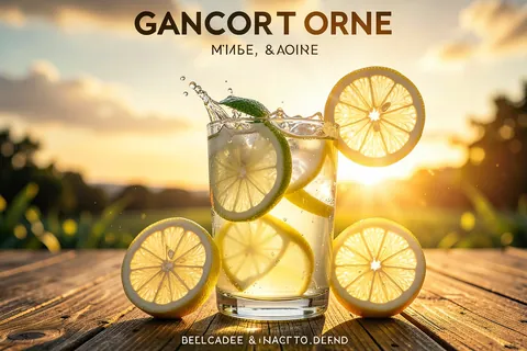 AI generated drink posters example