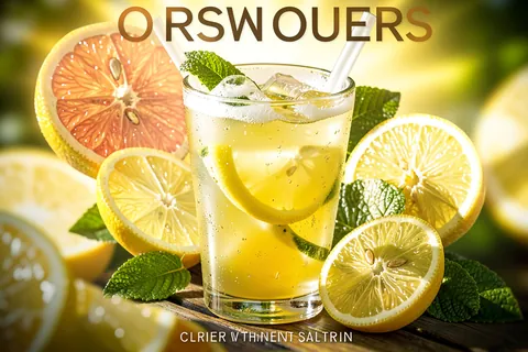 AI generated drink posters example