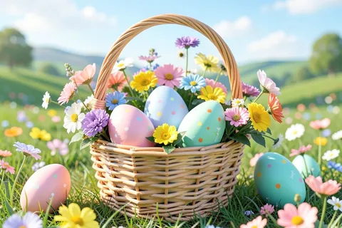 AI generated easter art example