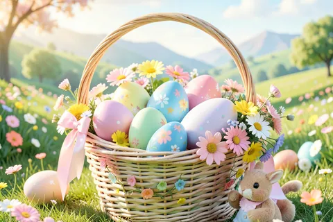 AI generated easter art example