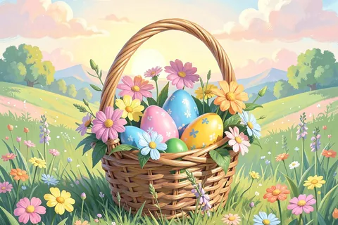 AI generated easter art example