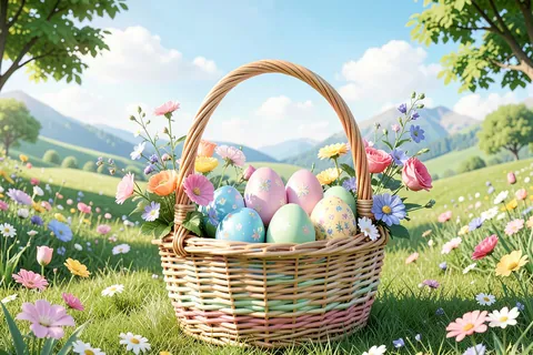 AI generated easter art example