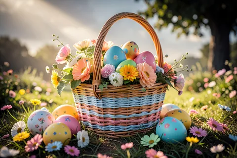 AI generated easter art example