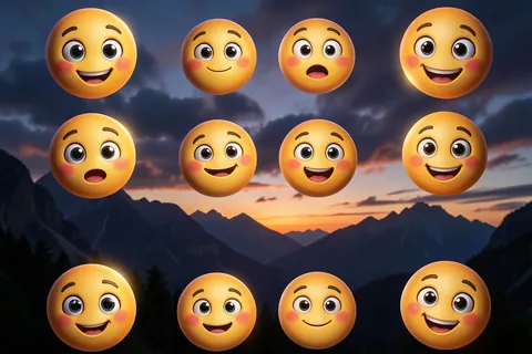 AI generated emoji-style icons example
