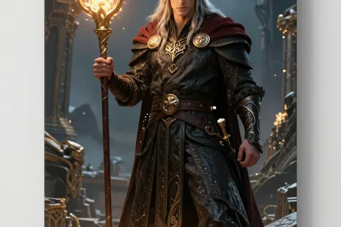AI generated fantasy rpg art example