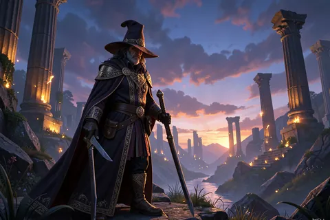 AI generated fantasy rpg art example