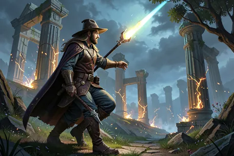 AI generated fantasy rpg art example