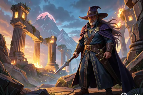 AI generated fantasy rpg art example
