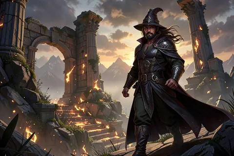 AI generated fantasy rpg art example