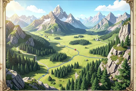 AI generated fantasy maps example
