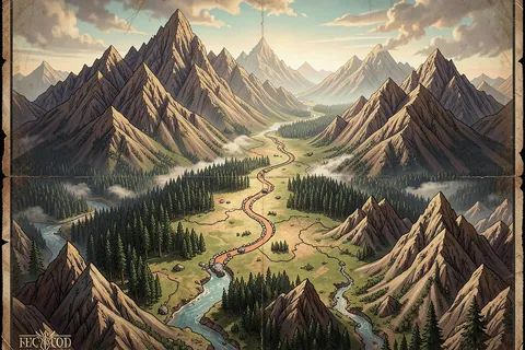 AI generated fantasy maps example