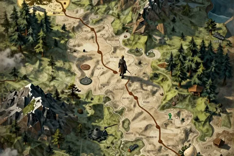 AI generated fantasy maps example