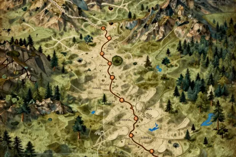 AI generated fantasy maps example