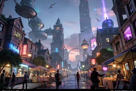 AI generated game concept art example