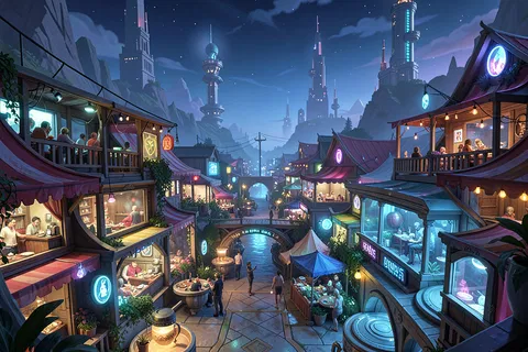 AI generated game concept art example