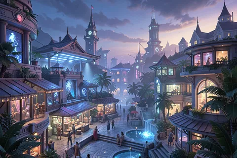 AI generated game concept art example