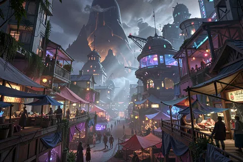 AI generated game concept art example
