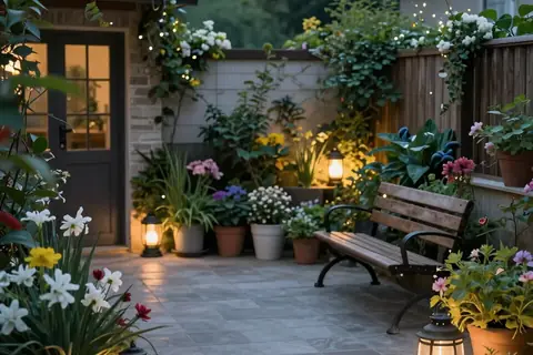 AI generated garden ideas example